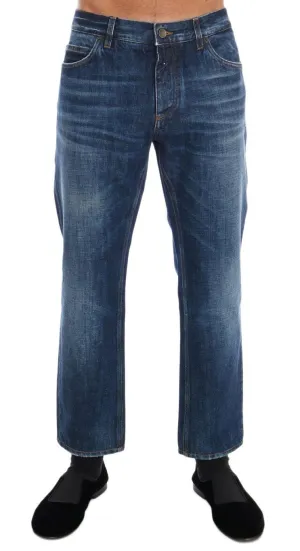 Blue COMFORT Straight Jeans
