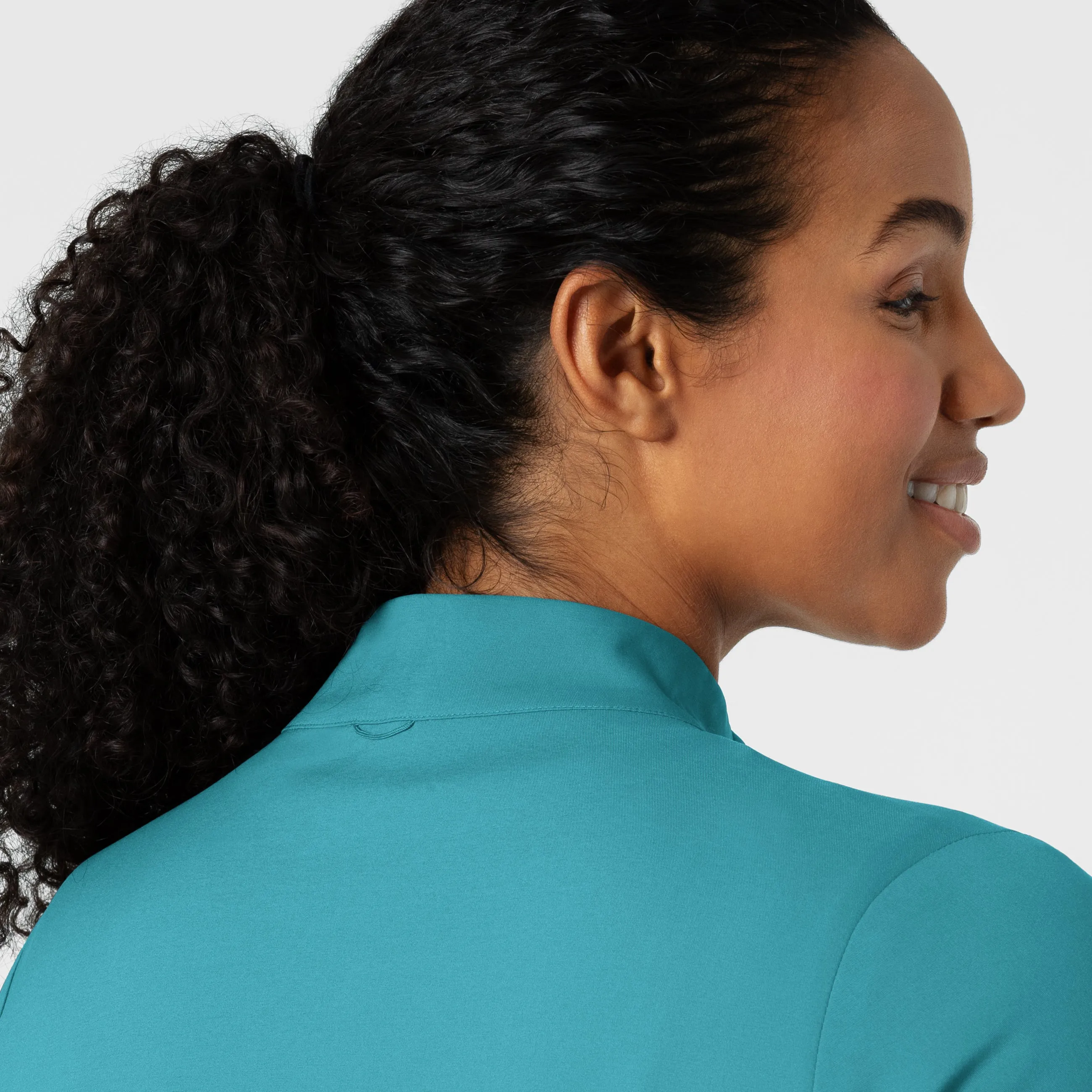 Boundless 8151 Warm Up Scrub Jacket Teal