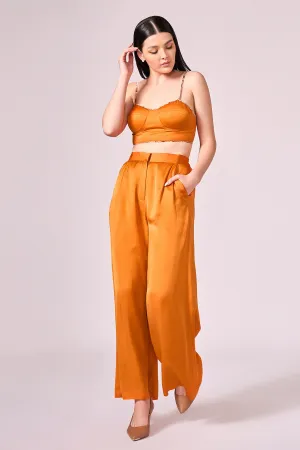Burnt Orange Straight Pants