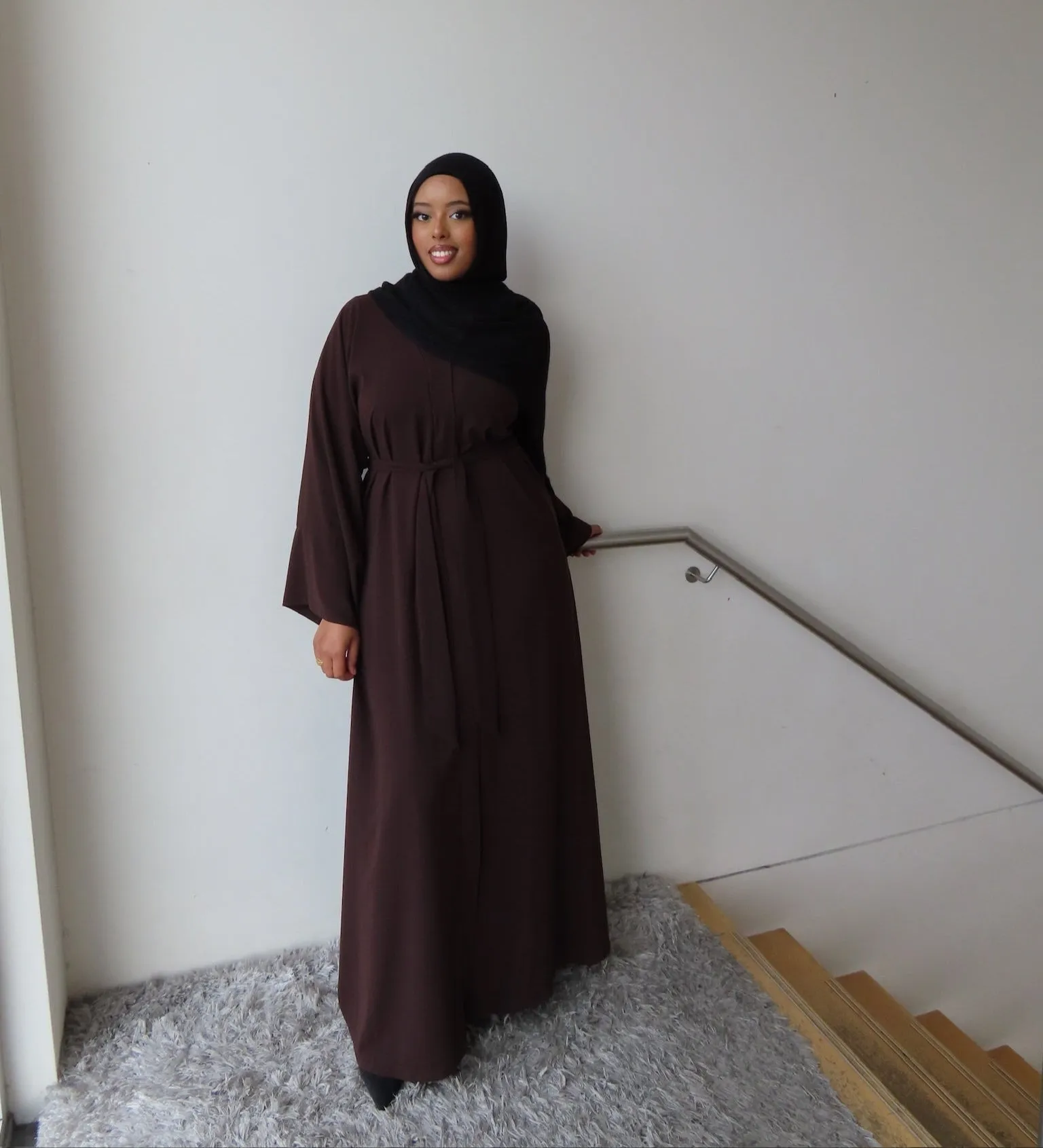 Camila Button Abaya