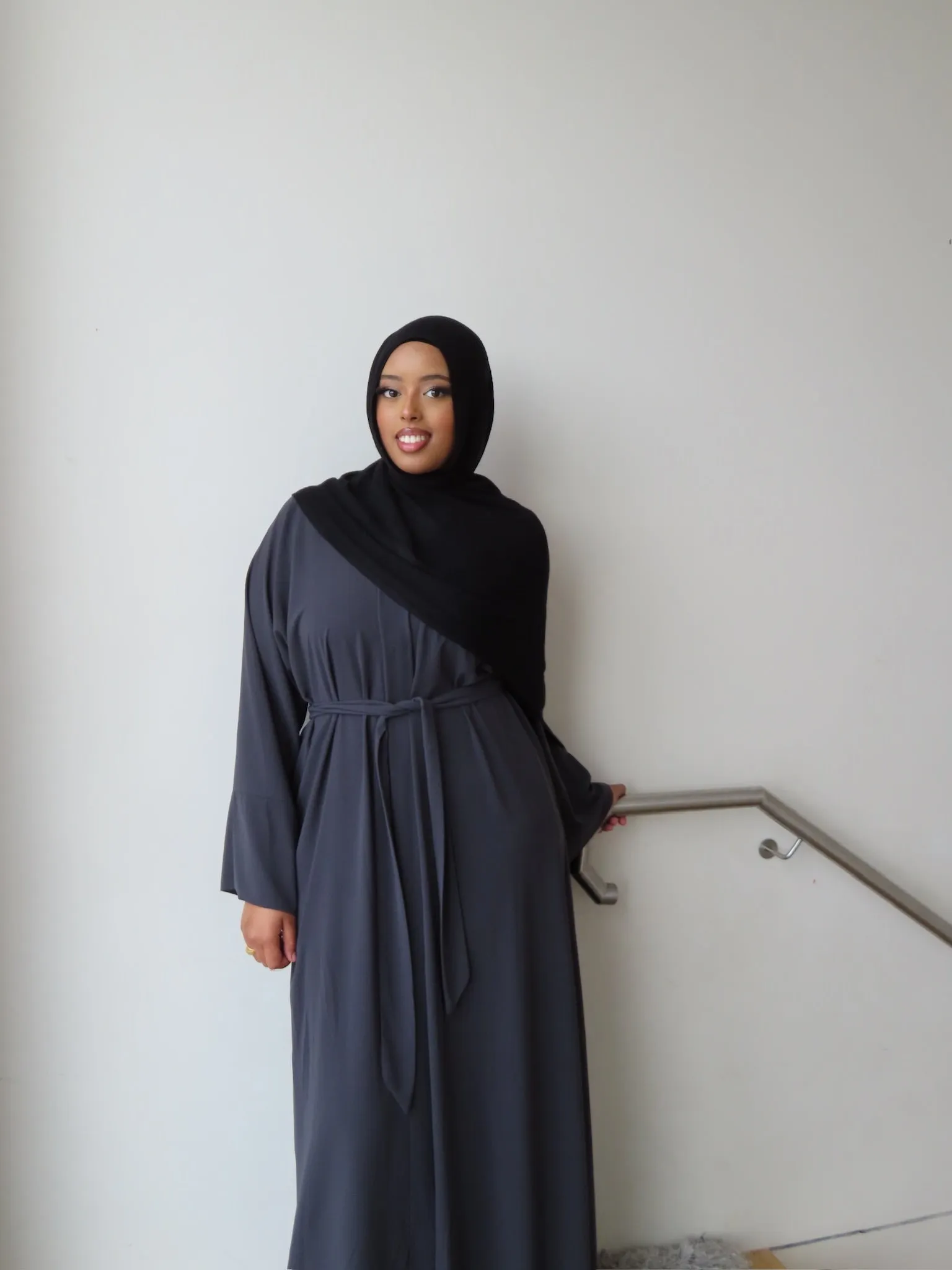 Camila Button Abaya