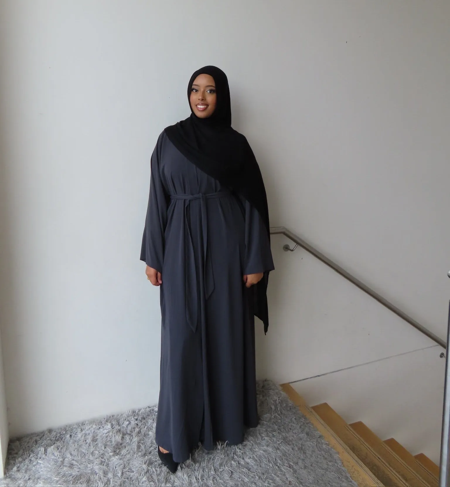 Camila Button Abaya