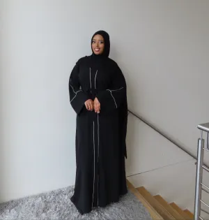 Camila Button Abaya