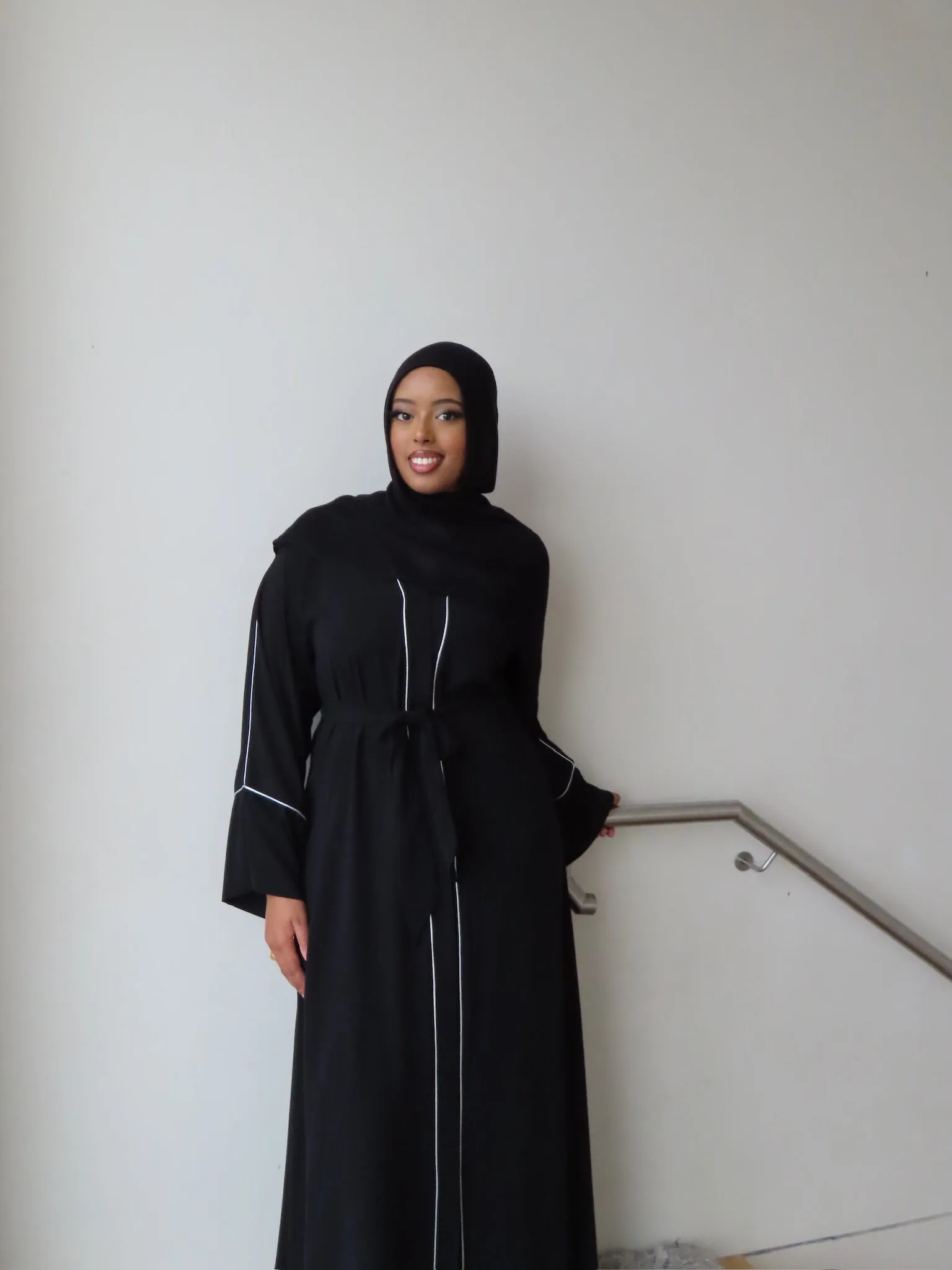 Camila Button Abaya