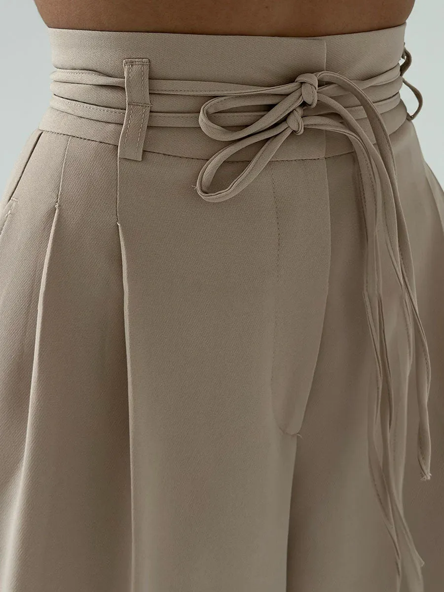 Camilla - High-Waisted Pants with Wide Legs