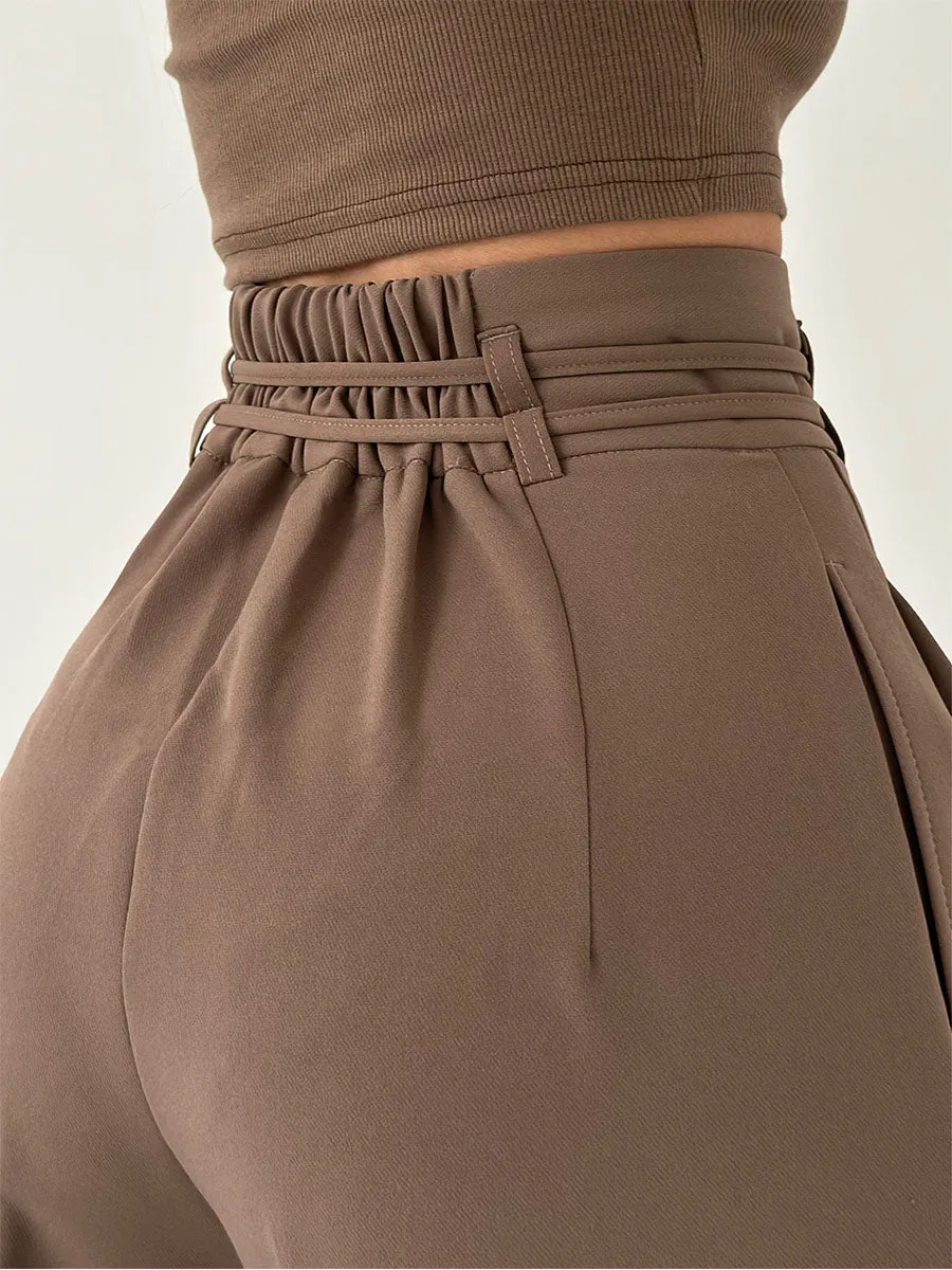 Camilla - High-Waisted Pants with Wide Legs