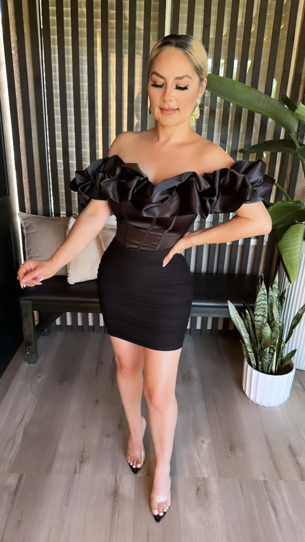 CARRIE BLACK DRESS