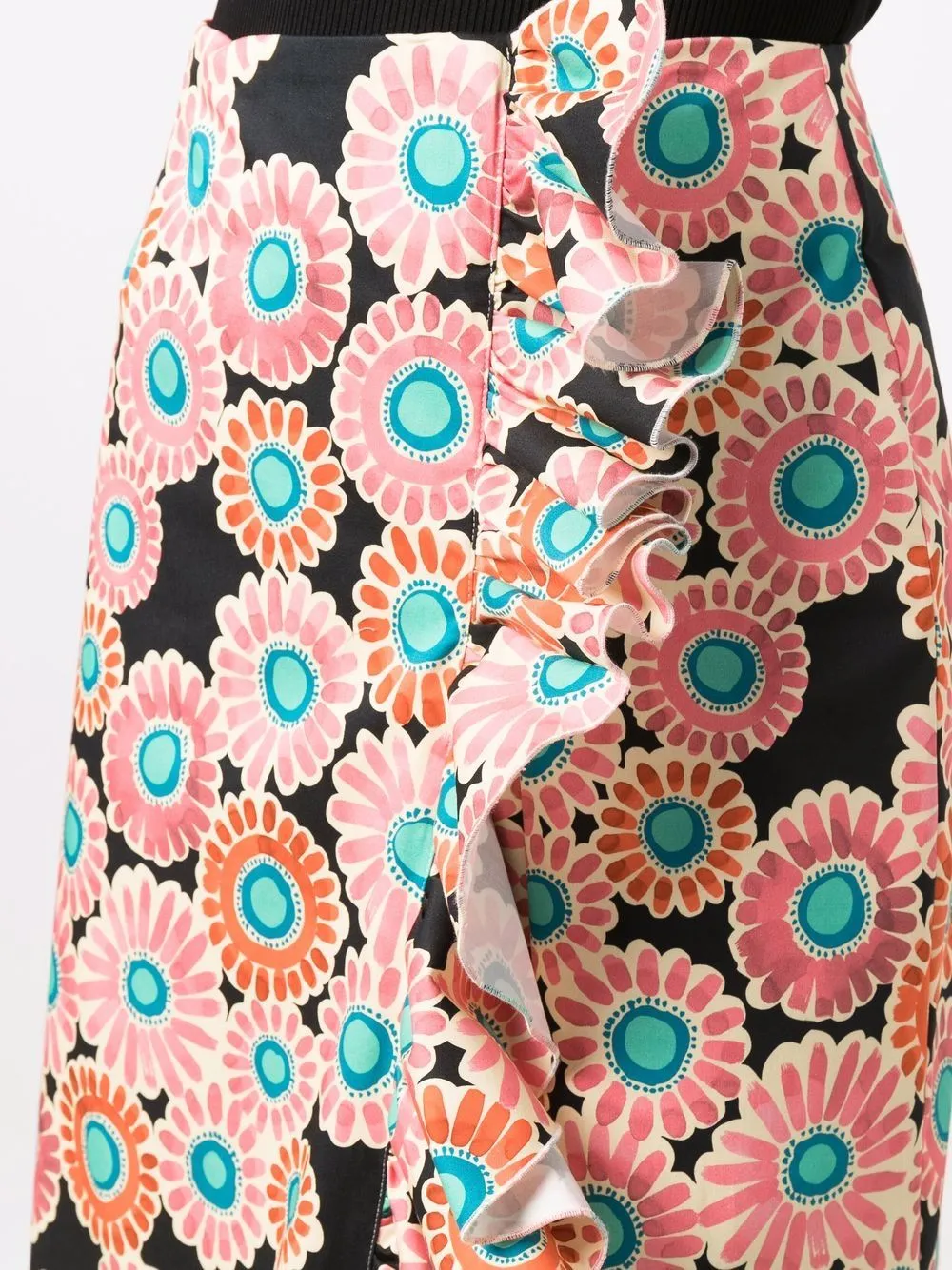 Cascata midi skirt