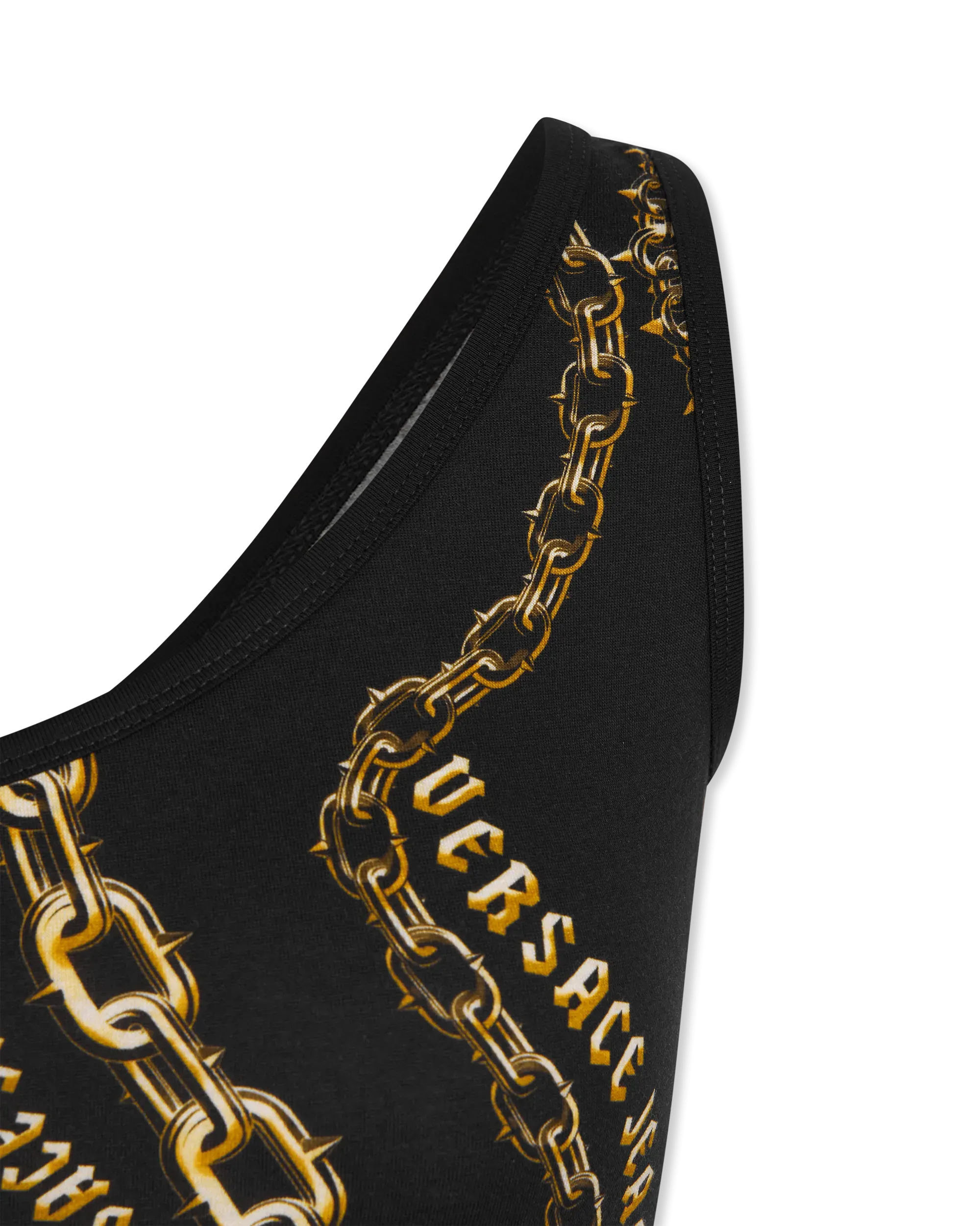 Chain Couture Baroque Buckle Midi Tank Dress