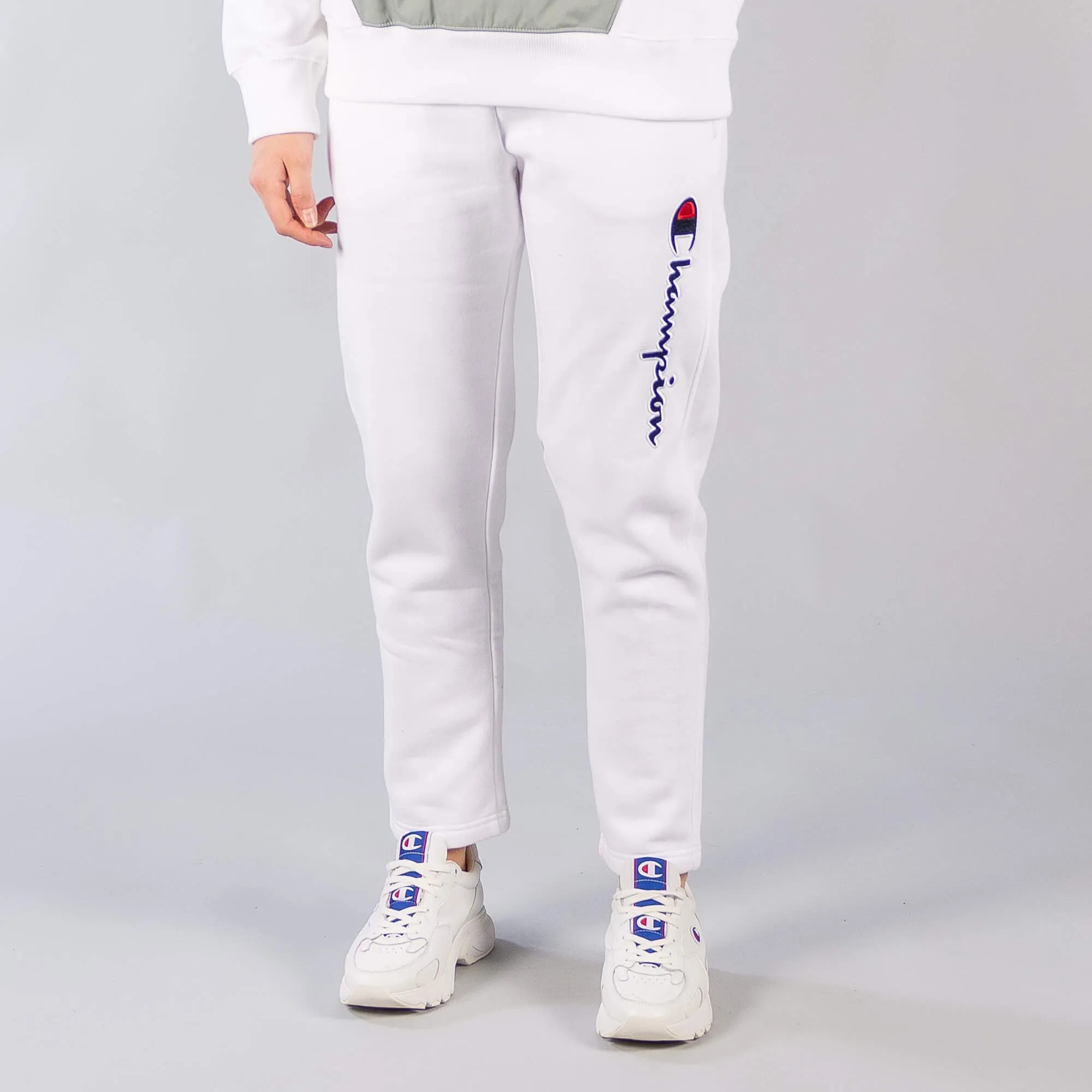 Champion Straight Hem Pants White