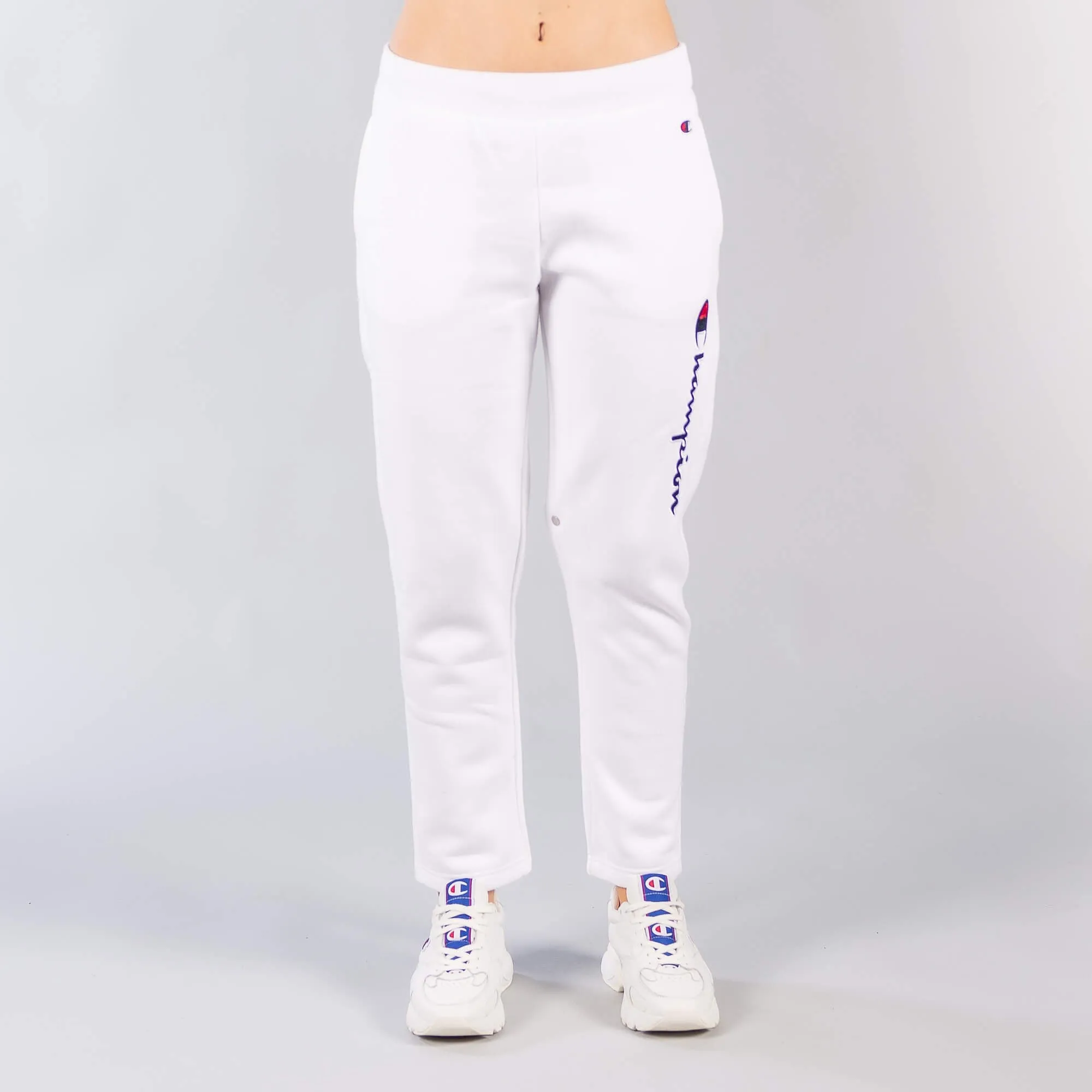 Champion Straight Hem Pants White
