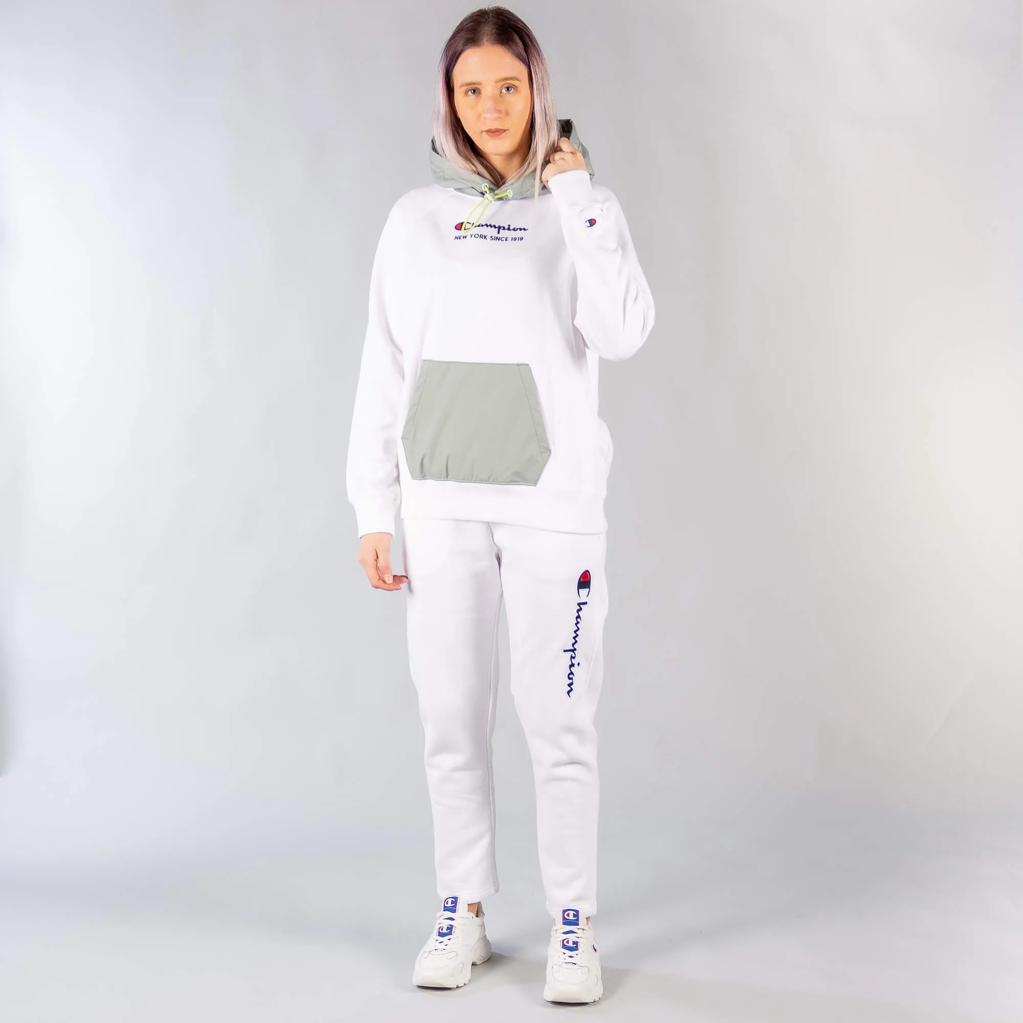Champion Straight Hem Pants White