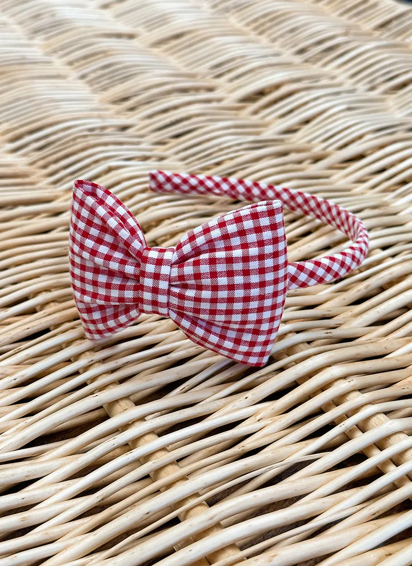 Checked Hairband