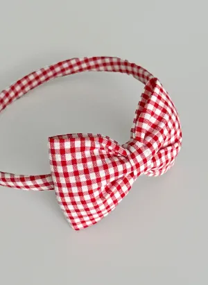Checked Hairband