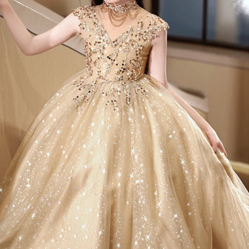 Children's Birthday Dresses Girls Pageant Princess Dresses
