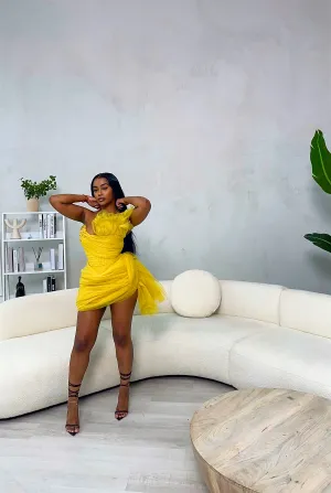 “Chloè” Tulle Mini Corset Dress