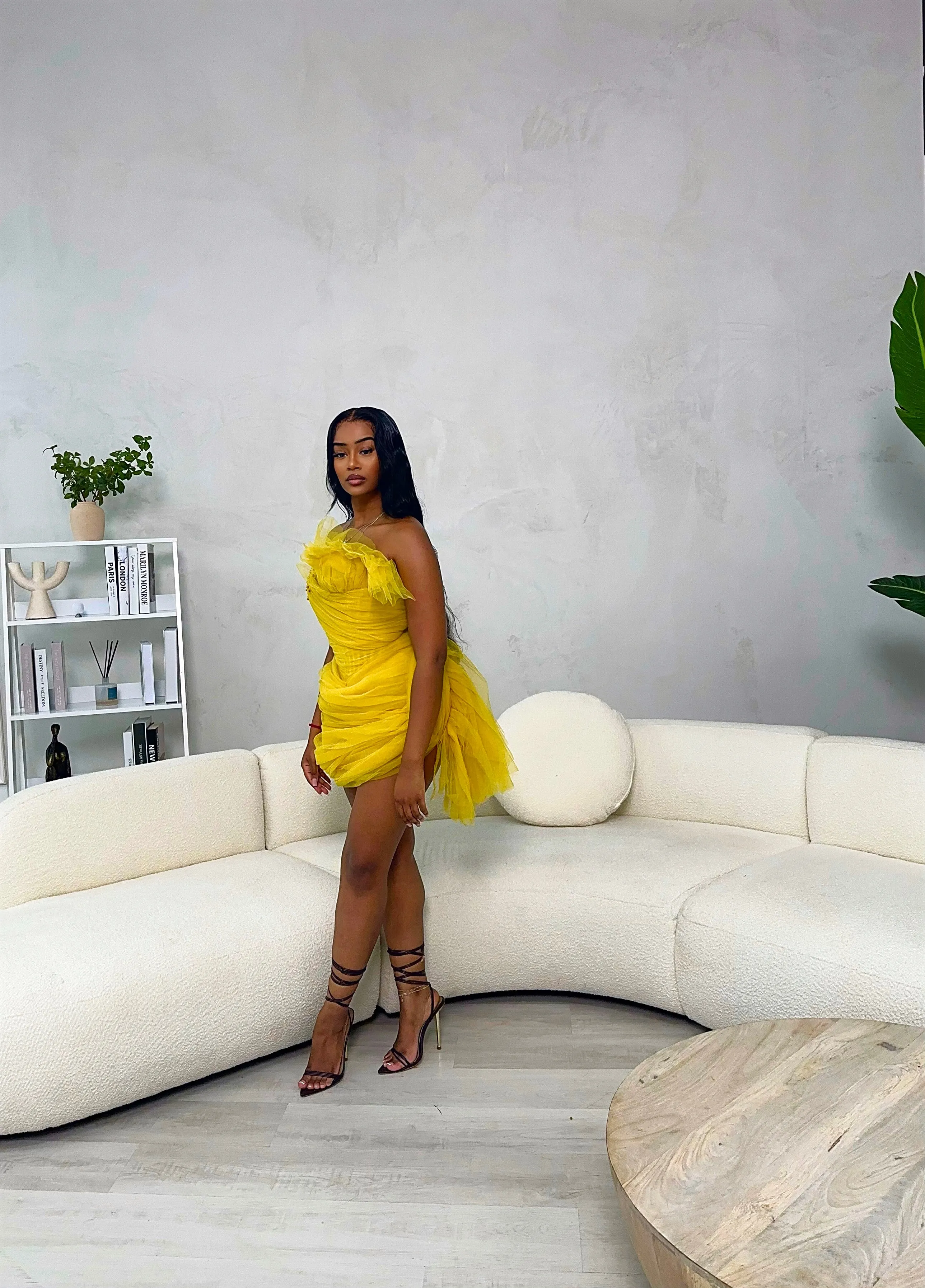 “Chloè” Tulle Mini Corset Dress