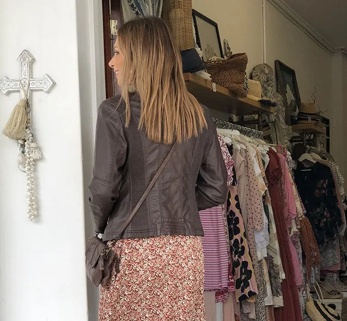 Chocolate Biker Jacket