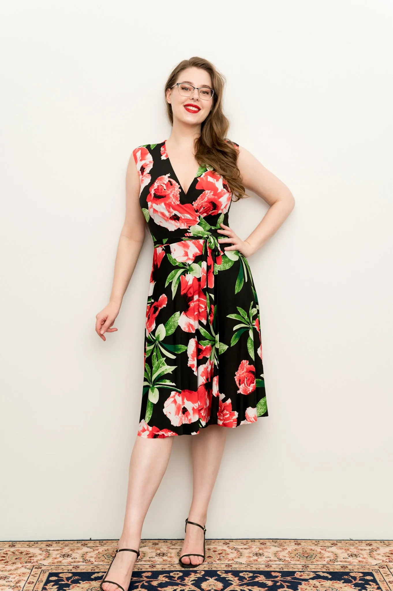 Christmas Hibiscus - Wrap Dress - Last Sizes