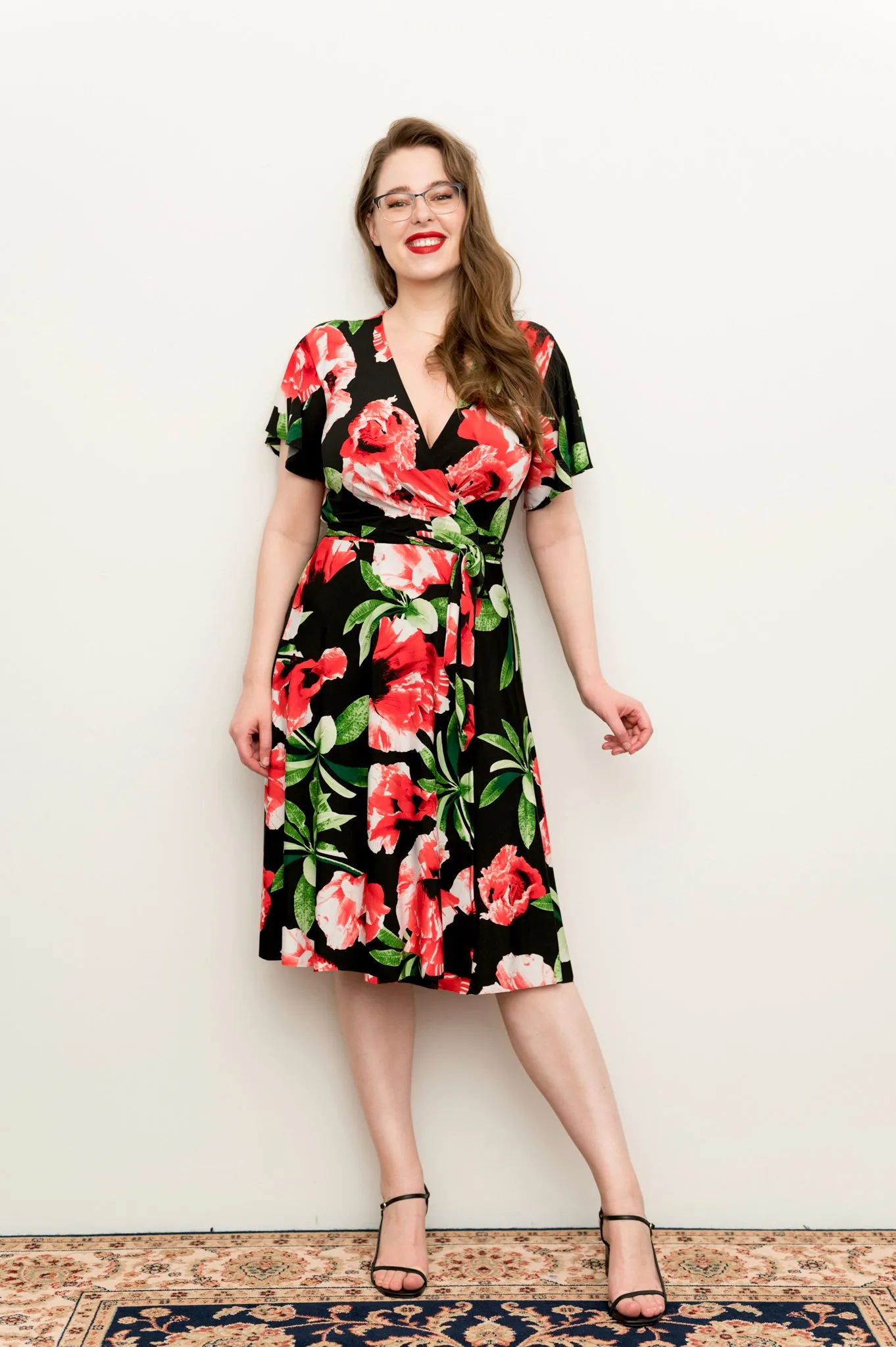 Christmas Hibiscus - Wrap Dress - Last Sizes