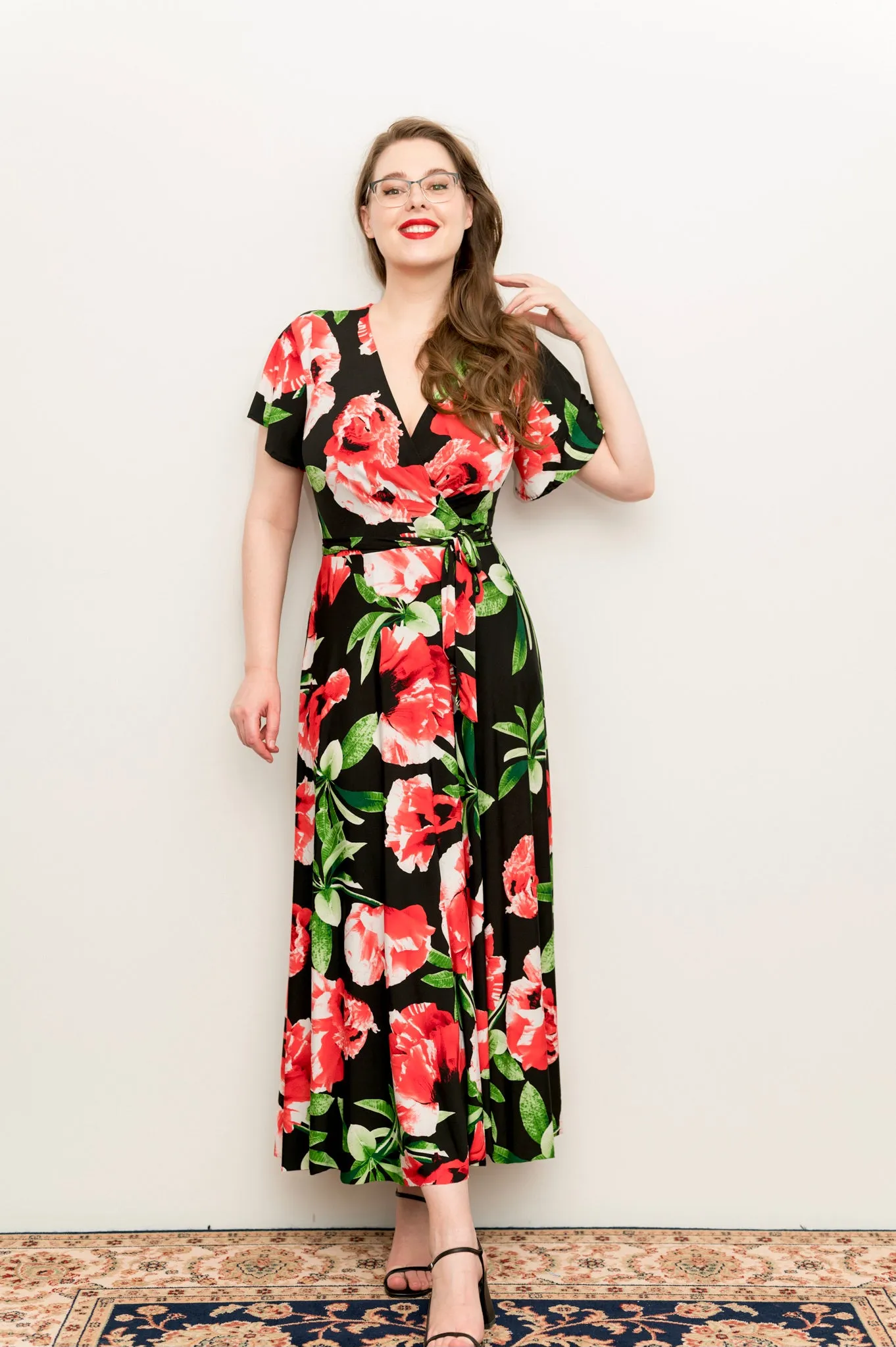 Christmas Hibiscus - Wrap Dress - Last Sizes
