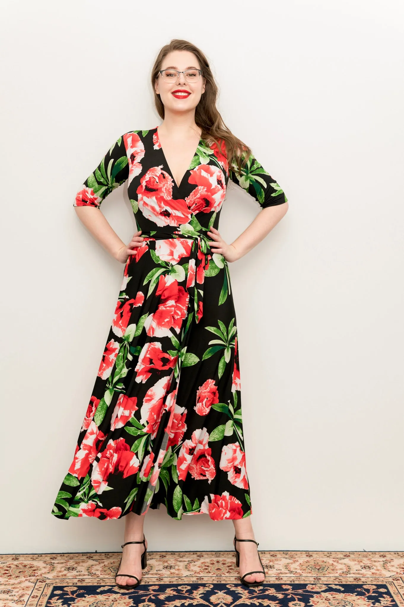 Christmas Hibiscus - Wrap Dress - Last Sizes