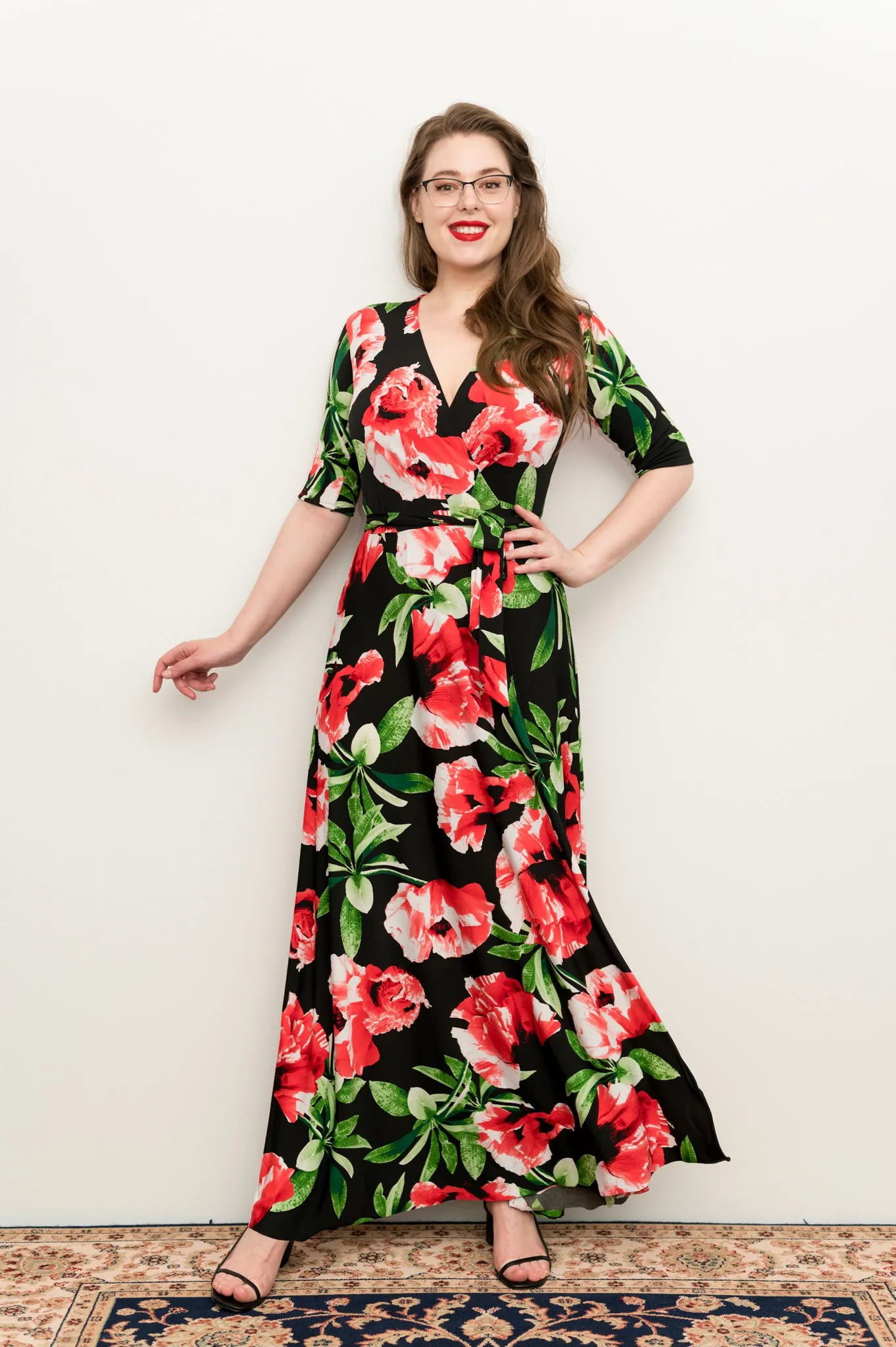 Christmas Hibiscus - Wrap Dress - Last Sizes