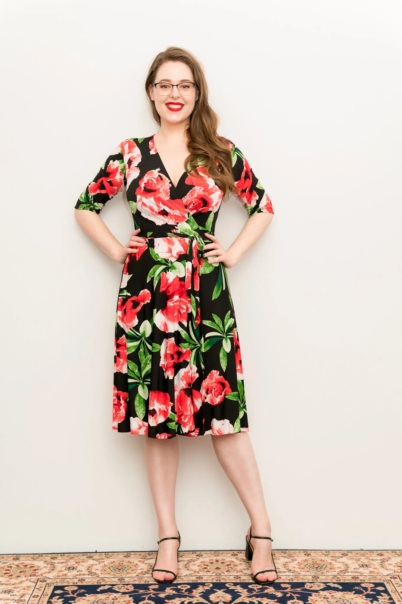 Christmas Hibiscus - Wrap Dress - Last Sizes