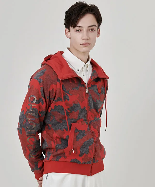 CHUCUCHU Men's Camo Hooded Zip-Up - 2 Colors