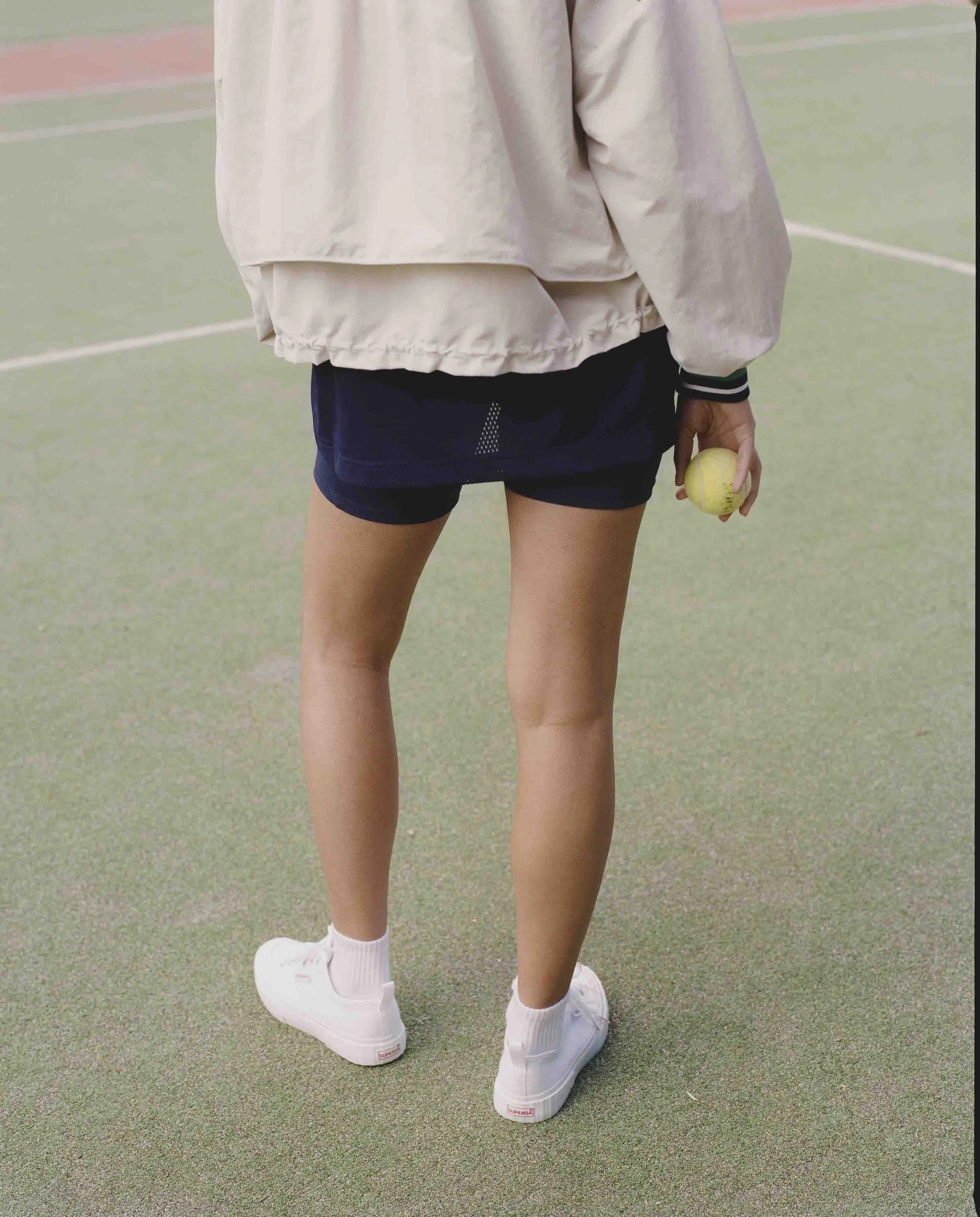 Club Baseline Jacket - Navy/Ivory