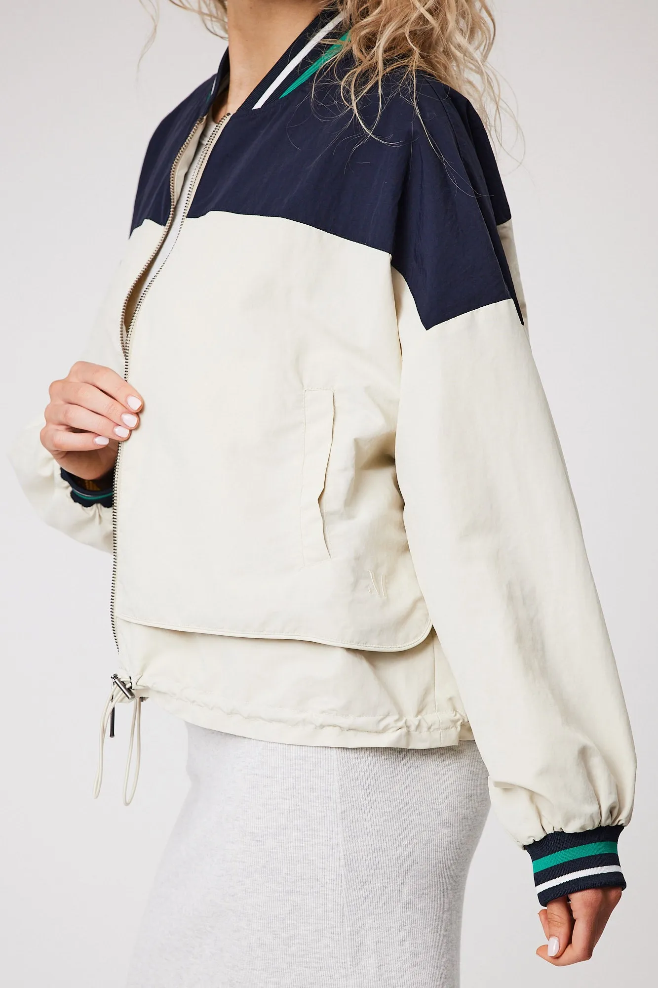 Club Baseline Jacket - Navy/Ivory