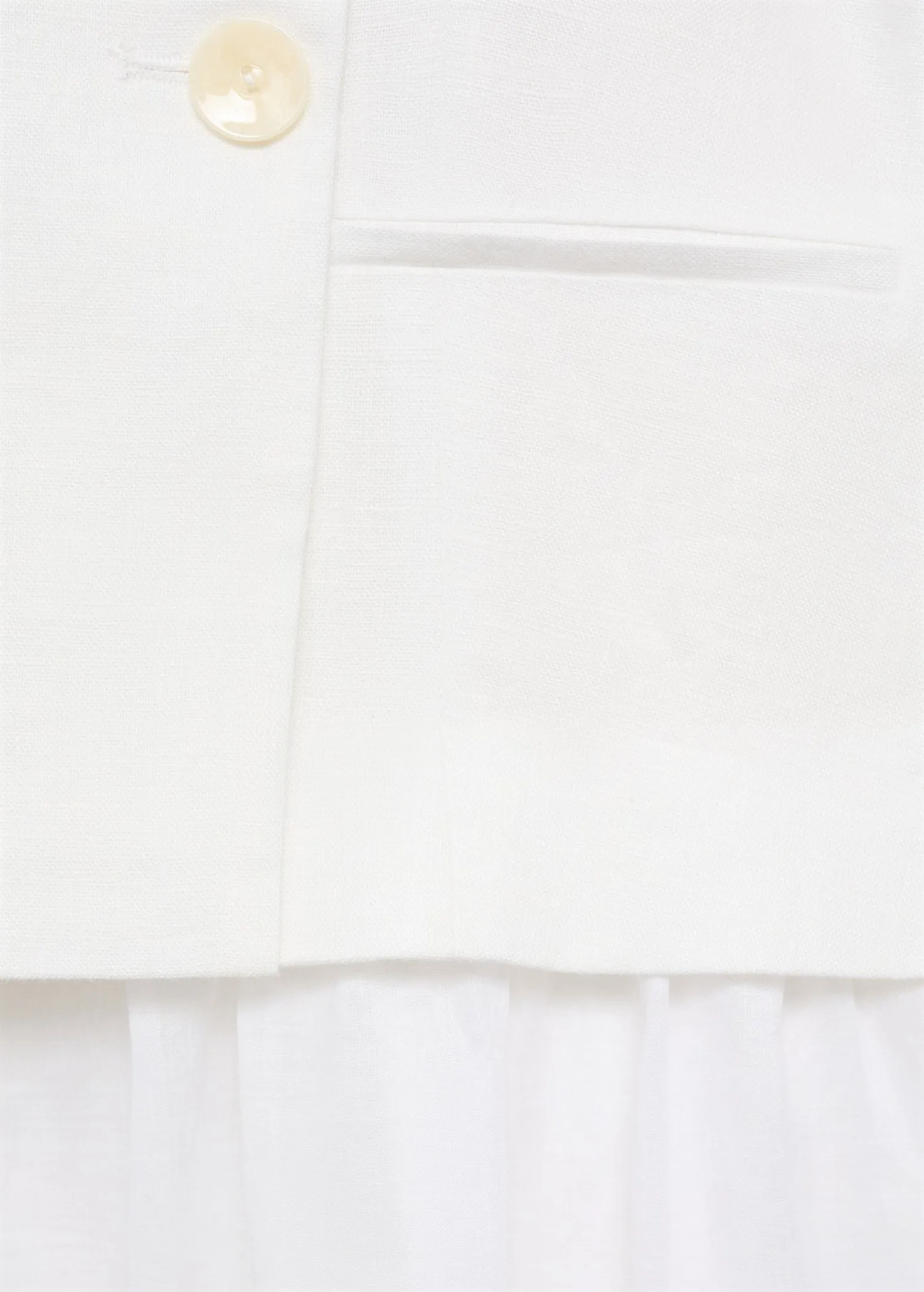 Combined woven dress with belt
