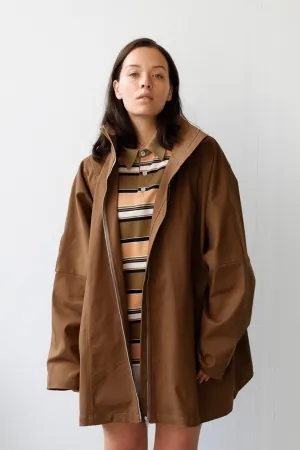 Commonplace Essentials City Twill Jacket - Coffee