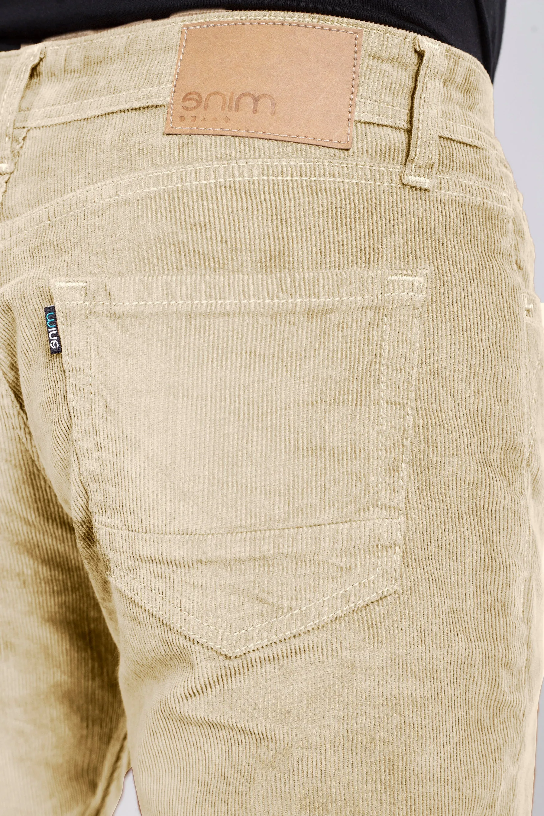 Cream Stretch Corduroy Jeans
