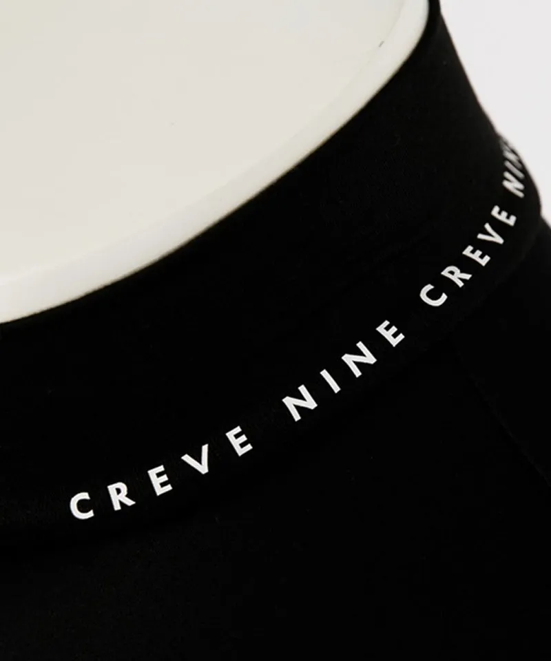 CREVE NINE: Men's Windproof Inner Tee - Black