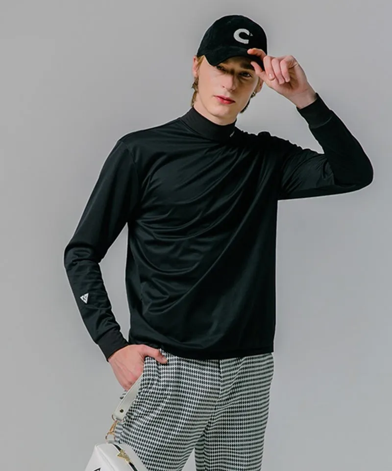 CREVE NINE: Men's Windproof Inner Tee - Black
