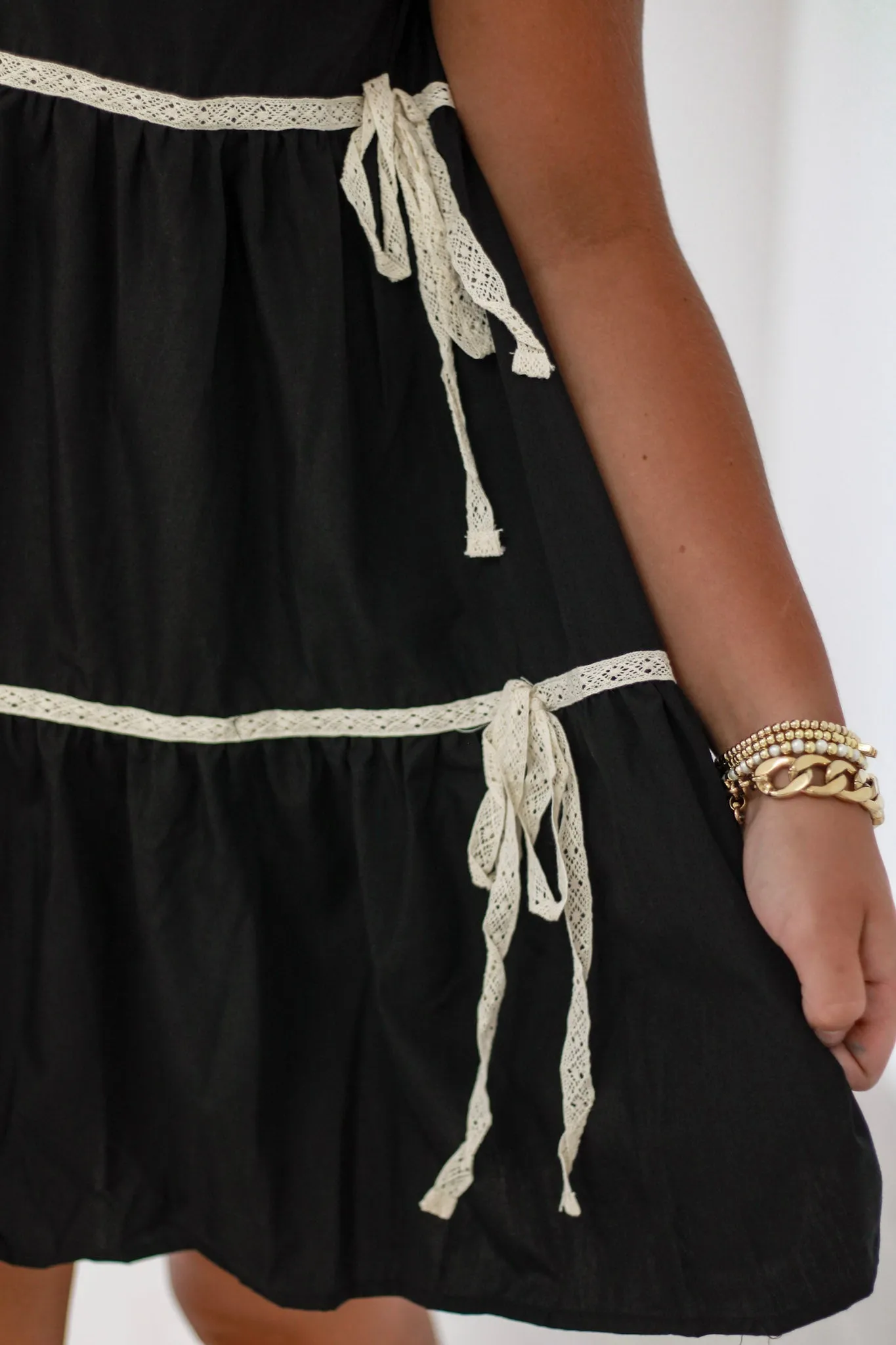 Cusp of Fall Black Dress