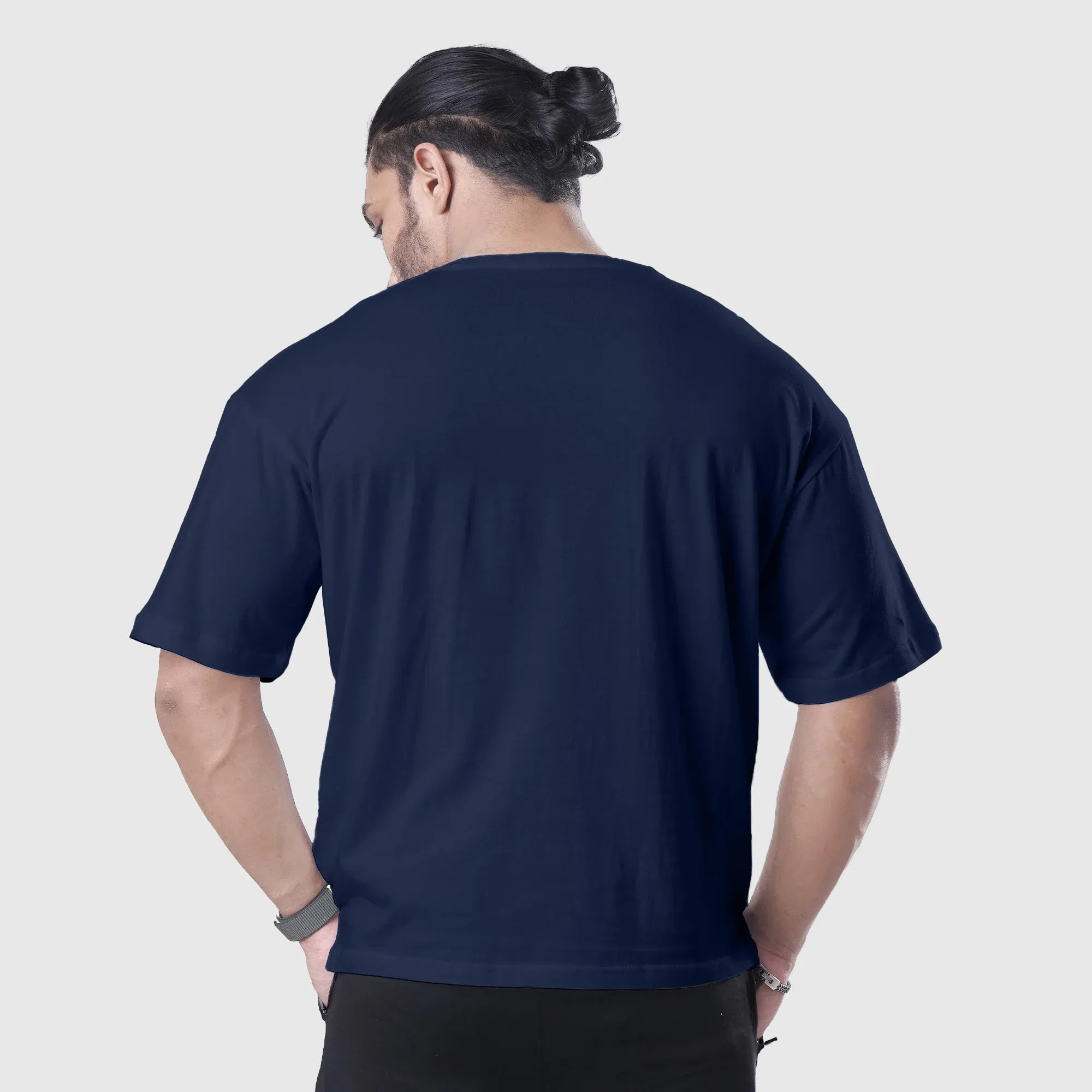 Dark Blue Unstoppable Oversized Tee