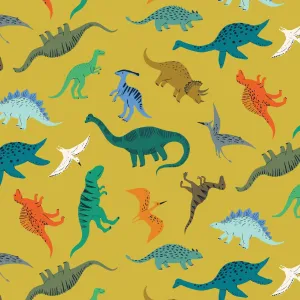 Dashwood Studio - Roar - Dino Scatter - Mustard