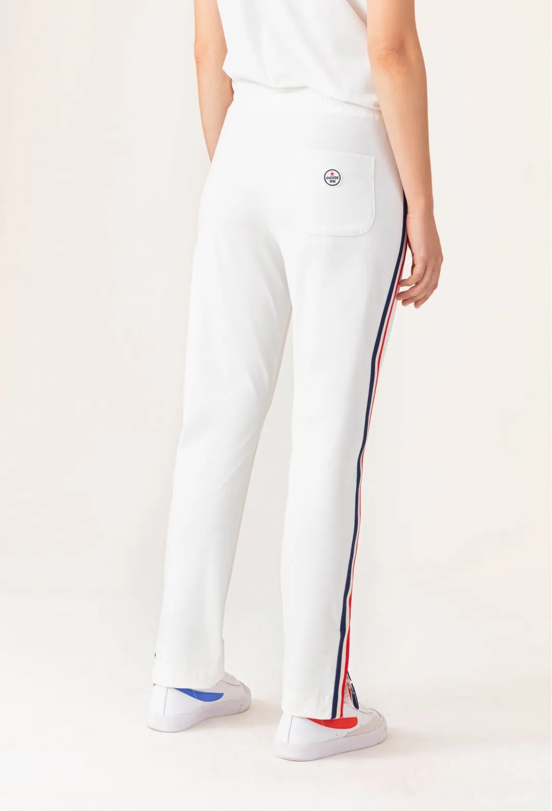 Deborah Tech Jersey Trousers - Blanc