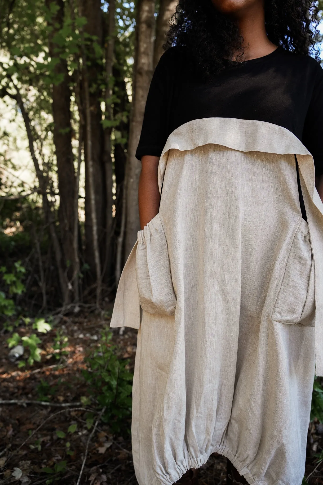 Dee Linen Bubble Dress