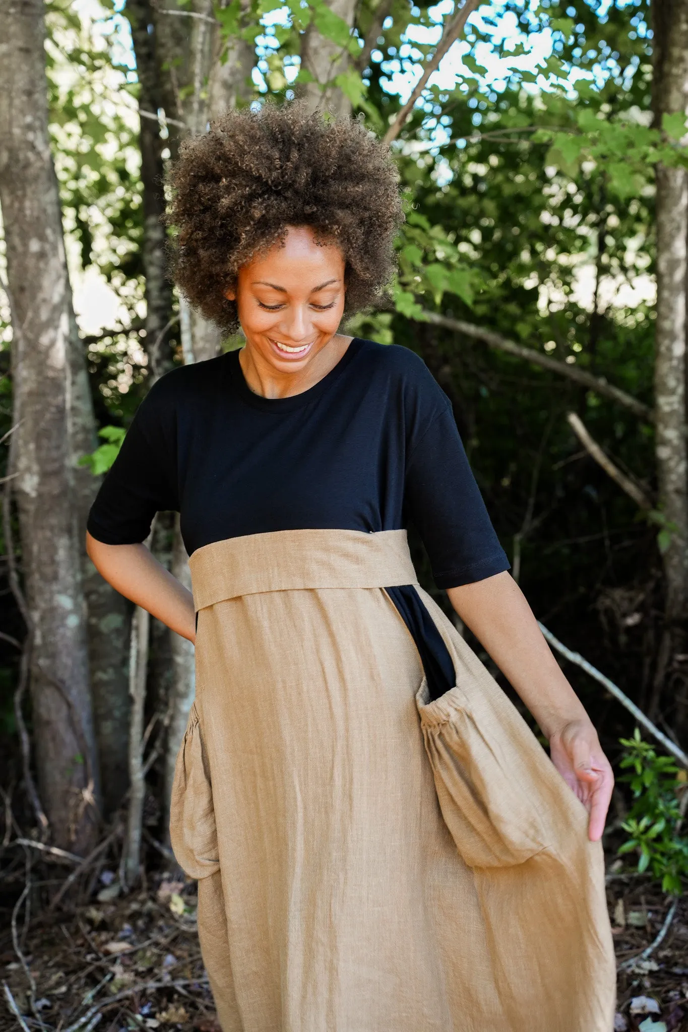Dee Linen Bubble Dress