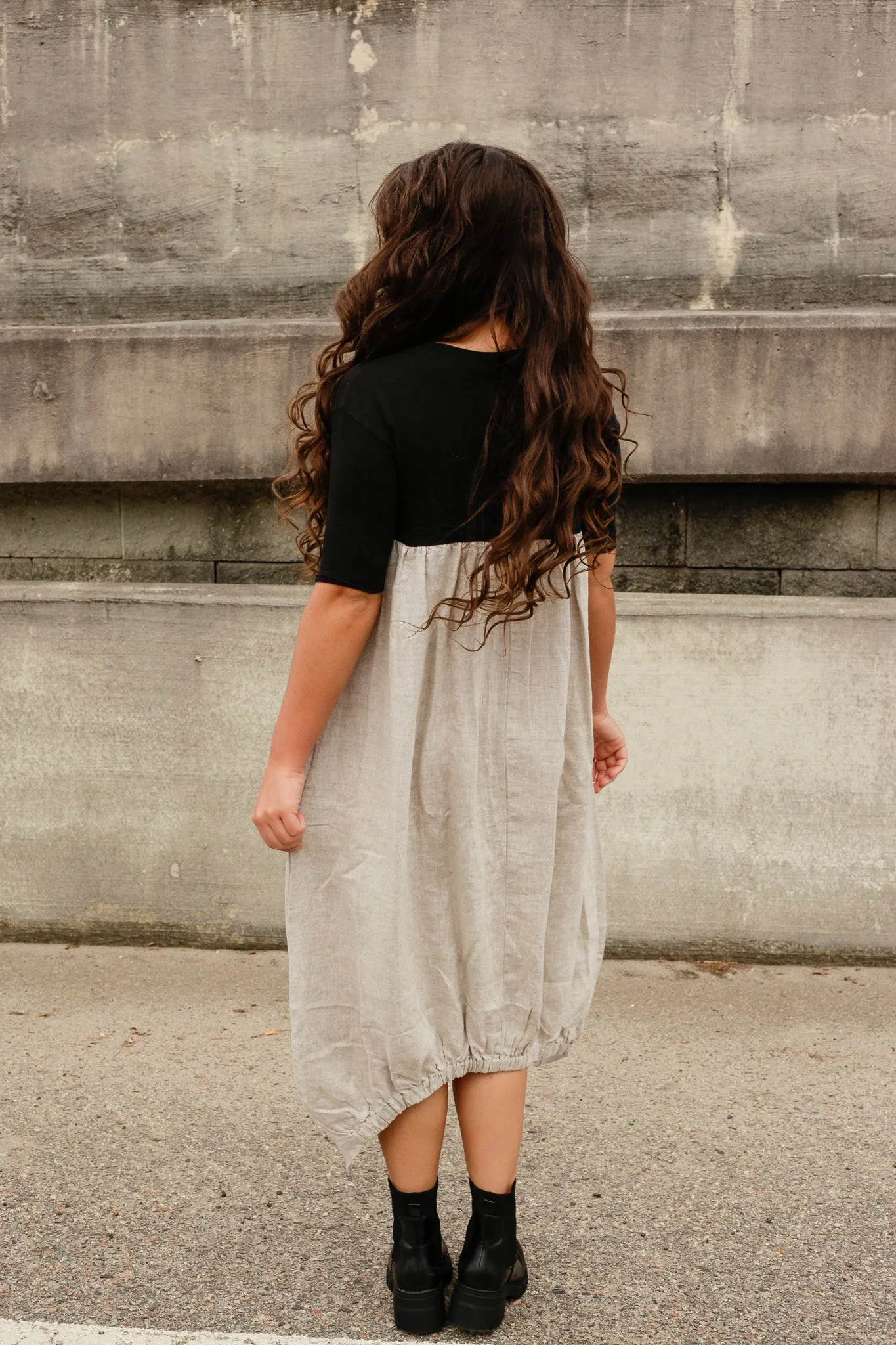 Dee Linen Bubble Dress
