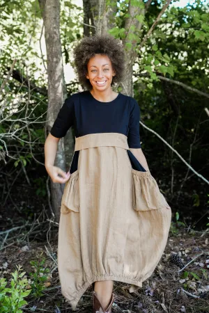 Dee Linen Bubble Dress