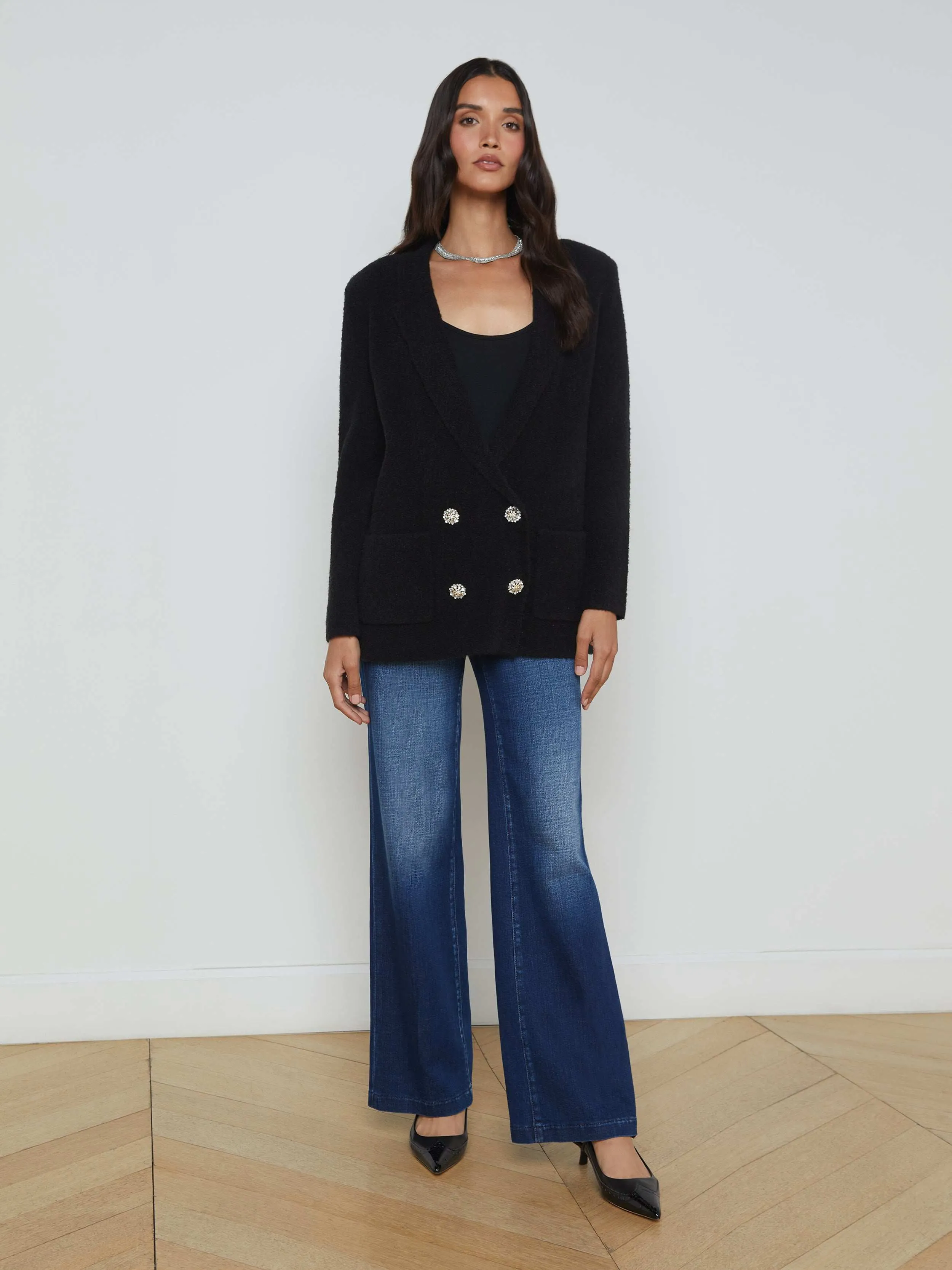 Eileen Knit Boyfriend Blazer