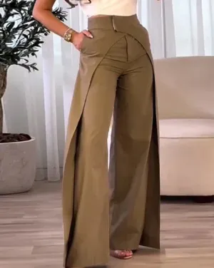 Elegant high-waisted pants for women