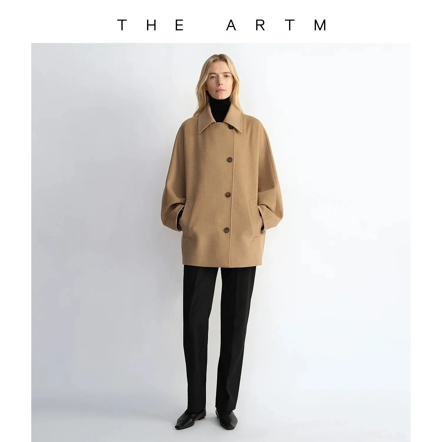 Elegant Oversized Wool Coat