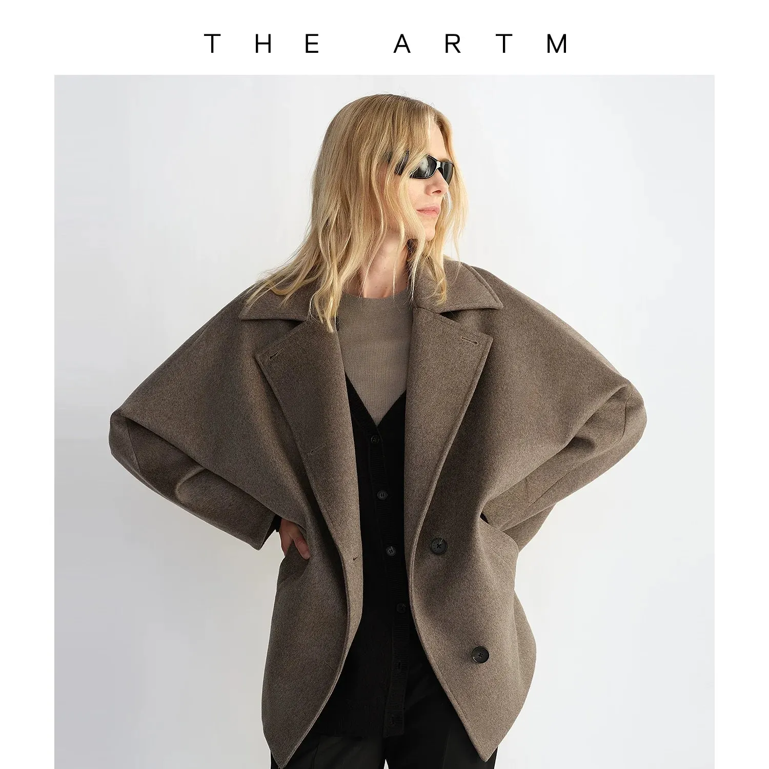 Elegant Oversized Wool Coat