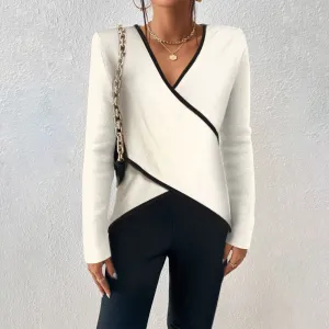 Eulalie - V-Neck Wrap Sweater