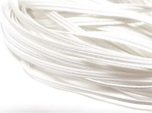 Flexible Fabric Covered Wires, Free Shipping, Face Mask Making Nose Wires, Craft Wires - White or Black - 20 yards